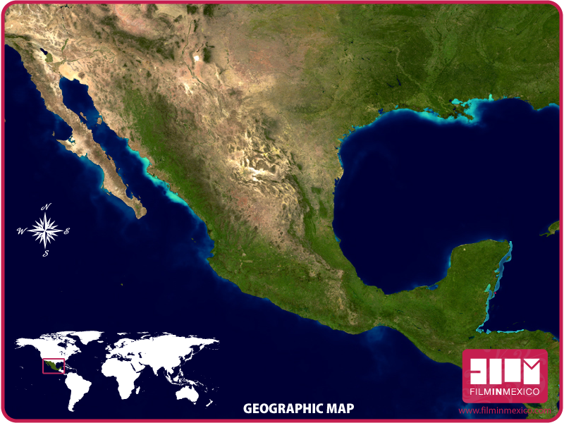Mexico Geographical Map