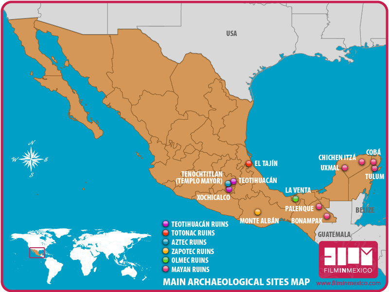 Map of Archaeological Sites